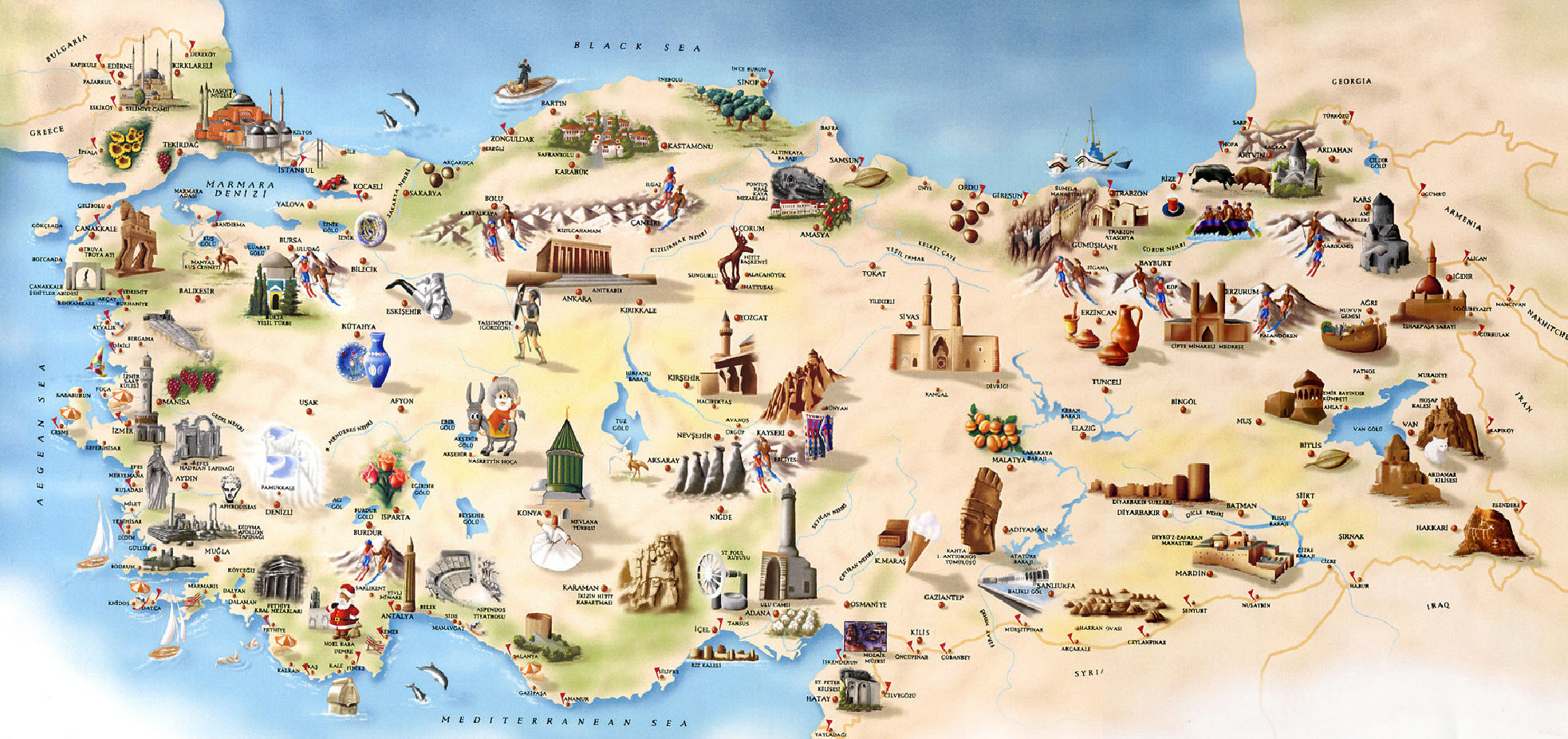 Bursa Turkey Map